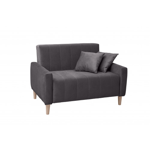 Диван аккордеон Морти (велюр dark gray)