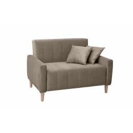 Диван аккордеон Морти (велюр light gray)