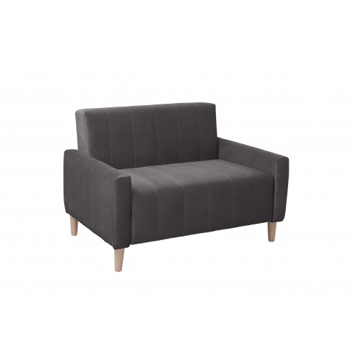 Диван аккордеон Морти (велюр dark gray)