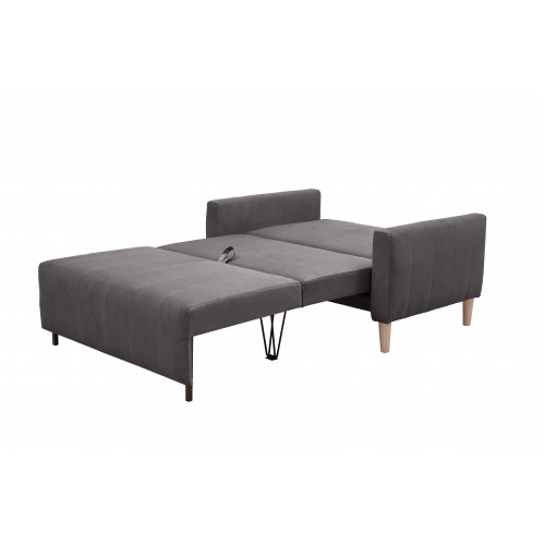 Диван аккордеон Морти (велюр dark gray)