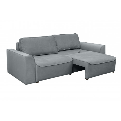 Диван еврокнижка Рафаэль (велюр графитовый)