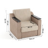 Диван Кровать Аккордеон Людмила 100 ДН