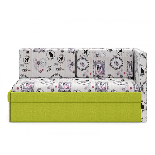 Тахта Этюд Малыш 1 (велюр фьюжн кенди + велюр кабрио-28)