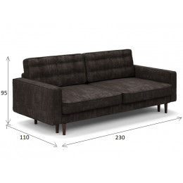 Диван Сканди пантограф (велюр Кабрио-27)