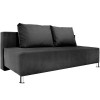 Диван еврокнижка Парма Люкс велюр черный